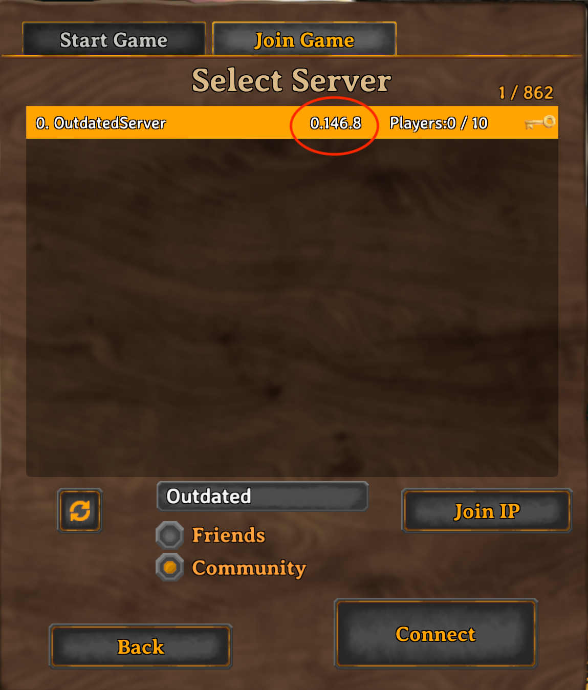 Outdated Valheim Server